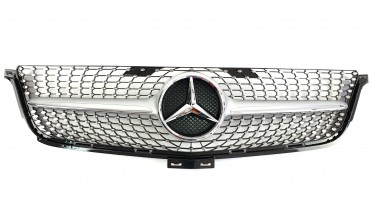 Сіра тюнінгова решітка для Mercedes ML-Class W166 (Diamond) фото