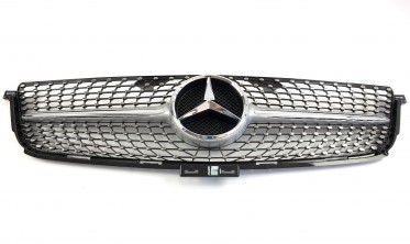 Сіра тюнінгова решітка для Mercedes ML-Class W166 (Diamond) фото