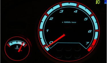 Накладки на шкали приладів Opel Astra G Coupe вер. 2 (чорні) фото