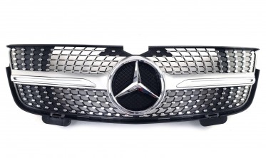 Сіра решітка радіаторна для Mercedes GL-Class X164 (Diamond) фото