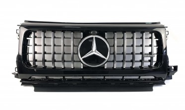 Решетка + рамки на фары Mercedes G-Class W463 (GT Panamericana) фото
