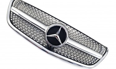 Серебряная решетка для Mercedes Vito W447 (Diamond) фото