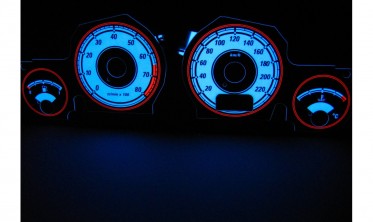 Светящиеся накладки в приборку Peugeot 406 дорестайл фото