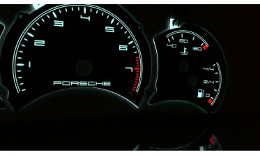 Тюнинговые накладки на шкалы приборов Porsche Boxter 986 (1997-2005) вар. 1 фото