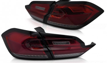 Фонари задние с диодами Ford Fiesta MK8 red smoke фото