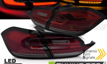 Фонари задние с диодами Ford Fiesta MK8 red smoke фото