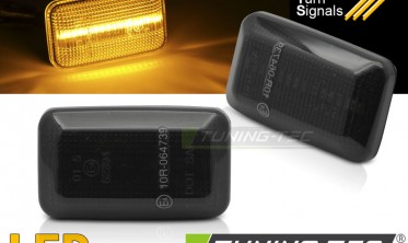 LED повороты тонированные в боковые крылья Audi 100 C3 / 100 C4 / 80 B4 / A6 C4 фото