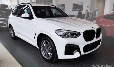 Чорна захисна накладка на задній бампер BMW X3 G01 M-Pakiet фото