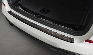 Чорна захисна накладка на задній бампер BMW X3 G01 M-Pakiet фото