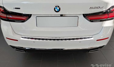 Защитная накладка на задний бампер BMW 5 G31 Touring рестайл фото