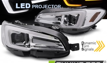 Діодні тюнінг фари передні Subaru WRX 2014-2022 фото