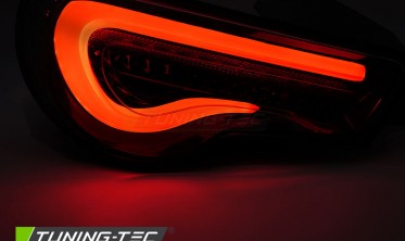 Тюнінгові задні ліхтарі led bar Toyota GT86 red white фото