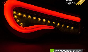 Тюнінгові задні ліхтарі led bar Toyota GT86 red white фото