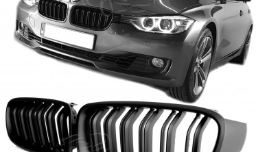Тюнинговая решетка радиатора BMW 3 F30 / F31 стиль M3 (черный мат) фото