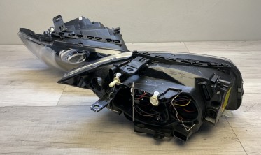 Передние фары BMW E87 / E81 / E82 / E88 черные с кольцами фото