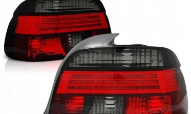 Тонированные фонари задние BMW E39 дорестайл в стиле рестайл фото