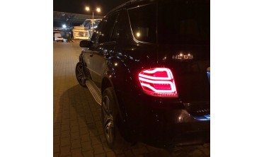 Тюнінгові задні стопи Mercedes ML W164 (05-08) Led bar фото