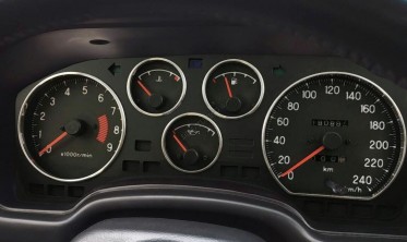 Кольца на приборы Mitsubishi Eclipse D20 / Eagle Talon (матовые) фото