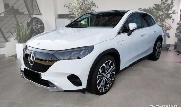 Захисна накладка на край заднього бампера Mercedes EQE SUV (X294) фото