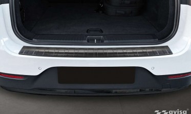 Чорна накладка для захисту заднього бампера Mercedes EQE SUV (X294) фото