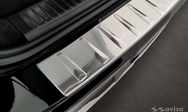 Защитная накладка (планка) на задний бампер Mercedes EQS SUV (X296) фото
