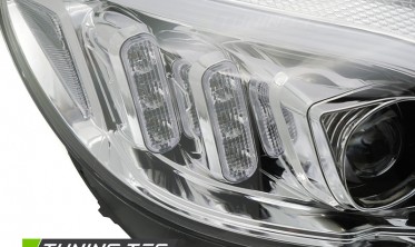 Діодні тюнінг фари передні (оптика) Mercedes W205 14-18 фото