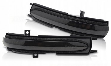 Диодные повороты в зеркала Honda Civic 04-06, Accord 02-08 тонированные фото