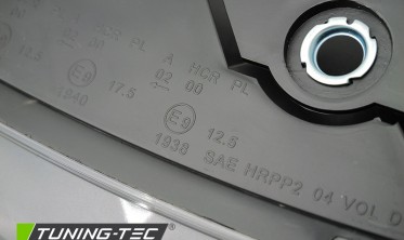 Передние черные фары с линзами VW Passat B6 фото