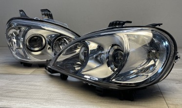 Фари передні з лінзами Mercedes ML W163 дорестайл фото
