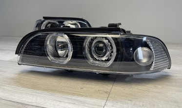 Фари передні тюнінгові BMW E39 з діодними кільцями (Н7/Н7) фото