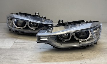 Фари передні тюнінгові BMW F30 / F31 з LED кільцями  фото