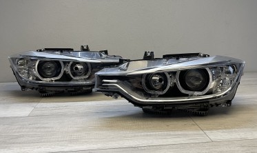Фари передні тюнінгові BMW F30 / F31 з LED кільцями  фото