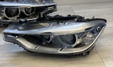 Фари передні тюнінгові BMW F30 / F31 з LED кільцями  фото
