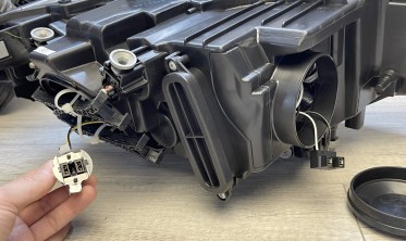 Фари передні тюнінгові BMW F30 / F31 з LED кільцями  фото