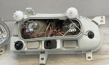 Передні фари з кільцями VW Golf 3 хромовані фото