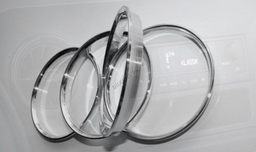 Хромовані кільця на вентиляційні отвори Mercedes W907 W910 фото