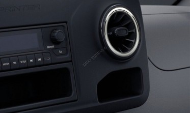 Хромовані кільця на вентиляційні отвори Mercedes W907 W910 фото