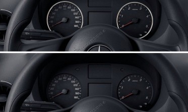 Хром кольца в щиток приборов Mercedes Sprinter W907 W910 фото
