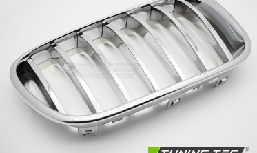Хромированная решетка радиатора (ноздри) BMW X3 F25 10-14 фото