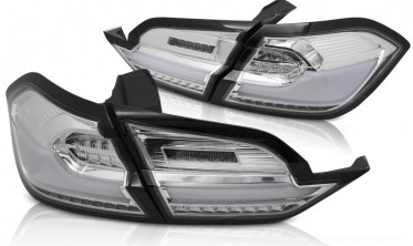 Led фонари задние (стопы тюнинг) Ford Fiesta MK8 хром фото