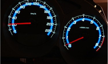 Тюнінгові накладки в щиток приладів Subaru Forester 2002-2008 вар. 1 фото