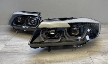 Фари передні BMW E90 E91 з 3D світлодіодними кільцями фото