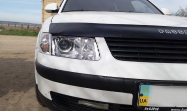 Фари передні з лінзами VW Passat B5 хром фото
