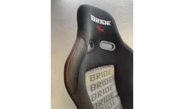 Спортивне сидіння (ковш) GTR Welur Bride Black Grey фото