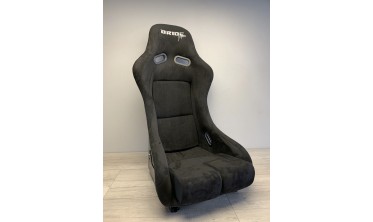 Спортивное автомобильное сиденье ковш GTR замш Bride Black фото