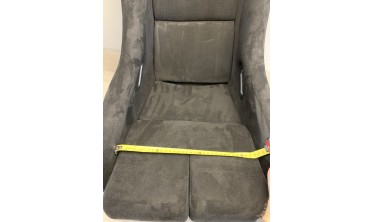 Спортивное автомобильное сиденье ковш GTR замш Bride Black фото