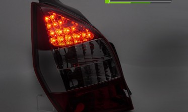 Задние фонари (стопы диодные) Citroen C2 тонированные  фото