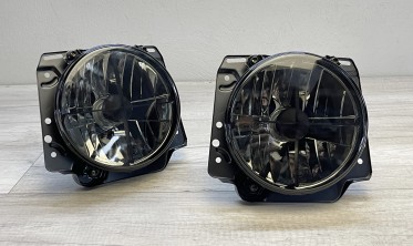 Фары передние тюнинговые VW Golf 2 тонированные (smoke) фото