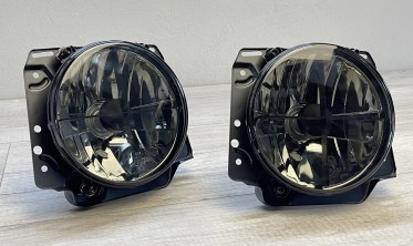 Фары передние тюнинговые VW Golf 2 тонированные (smoke) фото