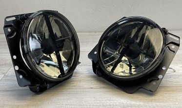 Фары передние тюнинговые VW Golf 2 тонированные (smoke) фото